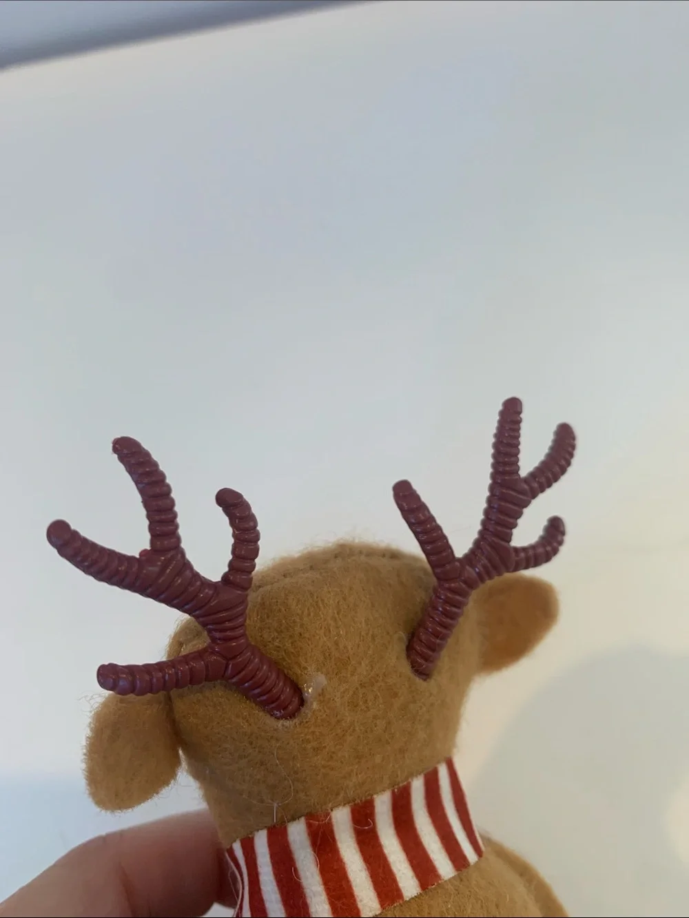 Target Brown Felt Reindeer Plush Bean Bag Base Christmas Winter Holiday Decor